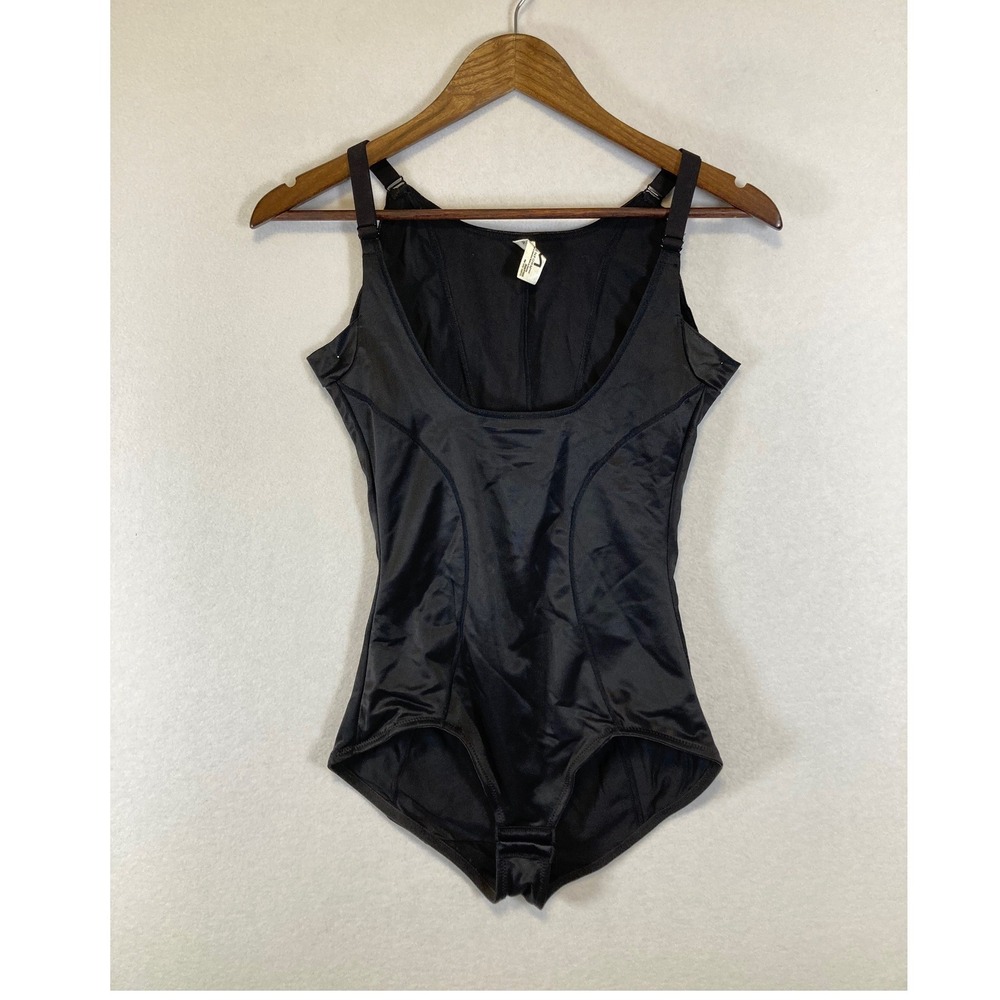 Firm Control Maidenform Women‎ Large Black Open Bust Body Shaper 2556/P2556